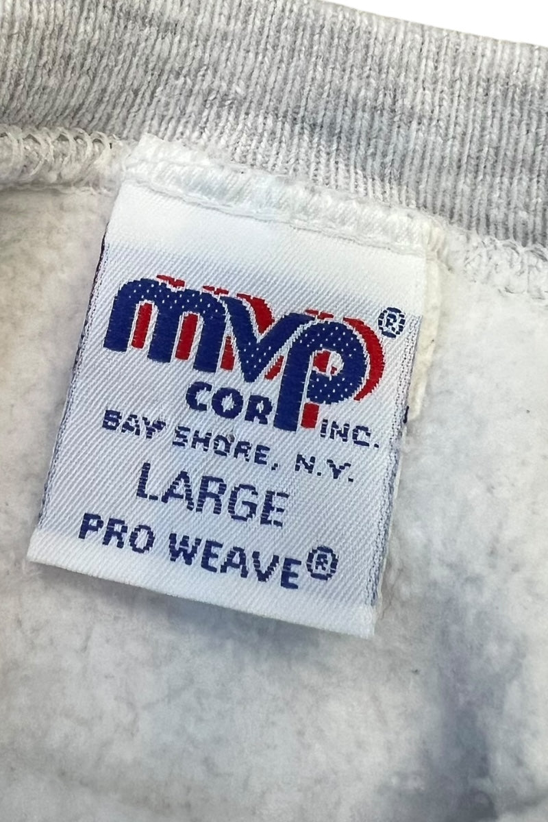 MADE IN USA 90'S NYU COLLEGE SWEATSHIRT / GRAY [SIZE: L USED]