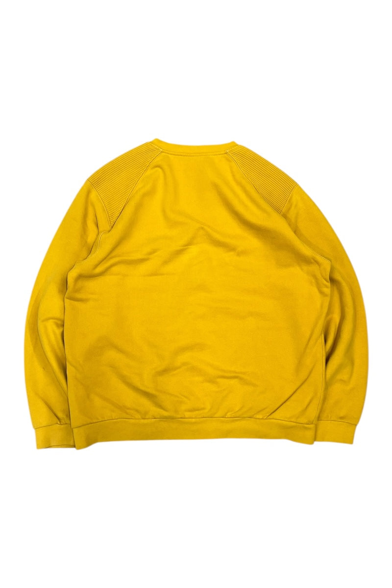 Y2K 00'S EARLY LOGO SWEATSHIRT / YELLOW [SIZE: M USED]