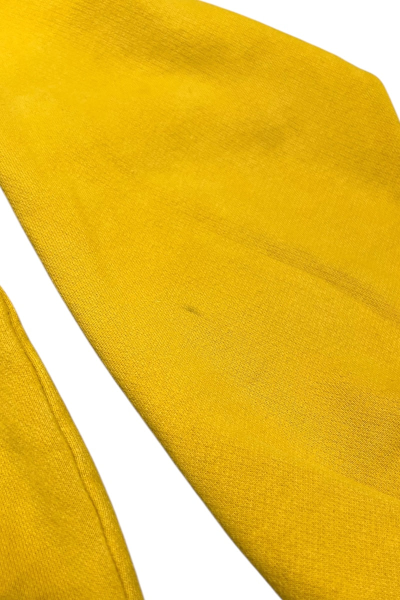 Y2K 00'S EARLY LOGO SWEATSHIRT / YELLOW [SIZE: M USED]
