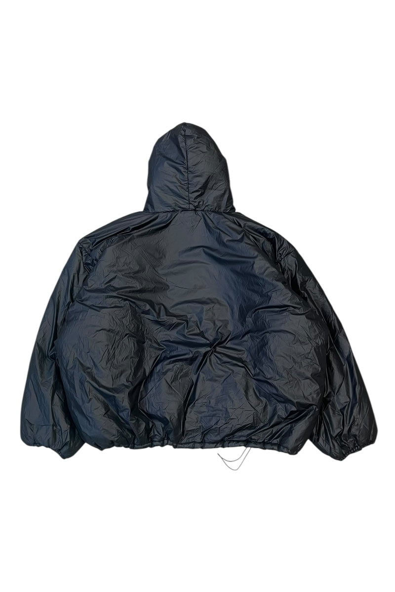 PADDED HOODED ANORAK / BLACK [SIZE: L USED]