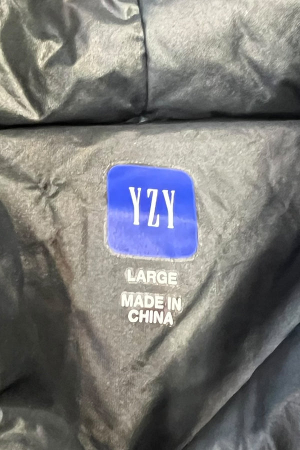PADDED HOODED ANORAK / BLACK [SIZE: L USED]