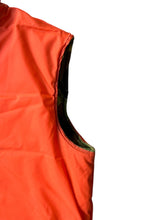 画像をギャラリービューアに読み込む, MADE IN USA 70-80'S DUCKHUNT CAMO NYLON PUFF REVERSIBLE VEST / CAMO [SIZE: L USED]
