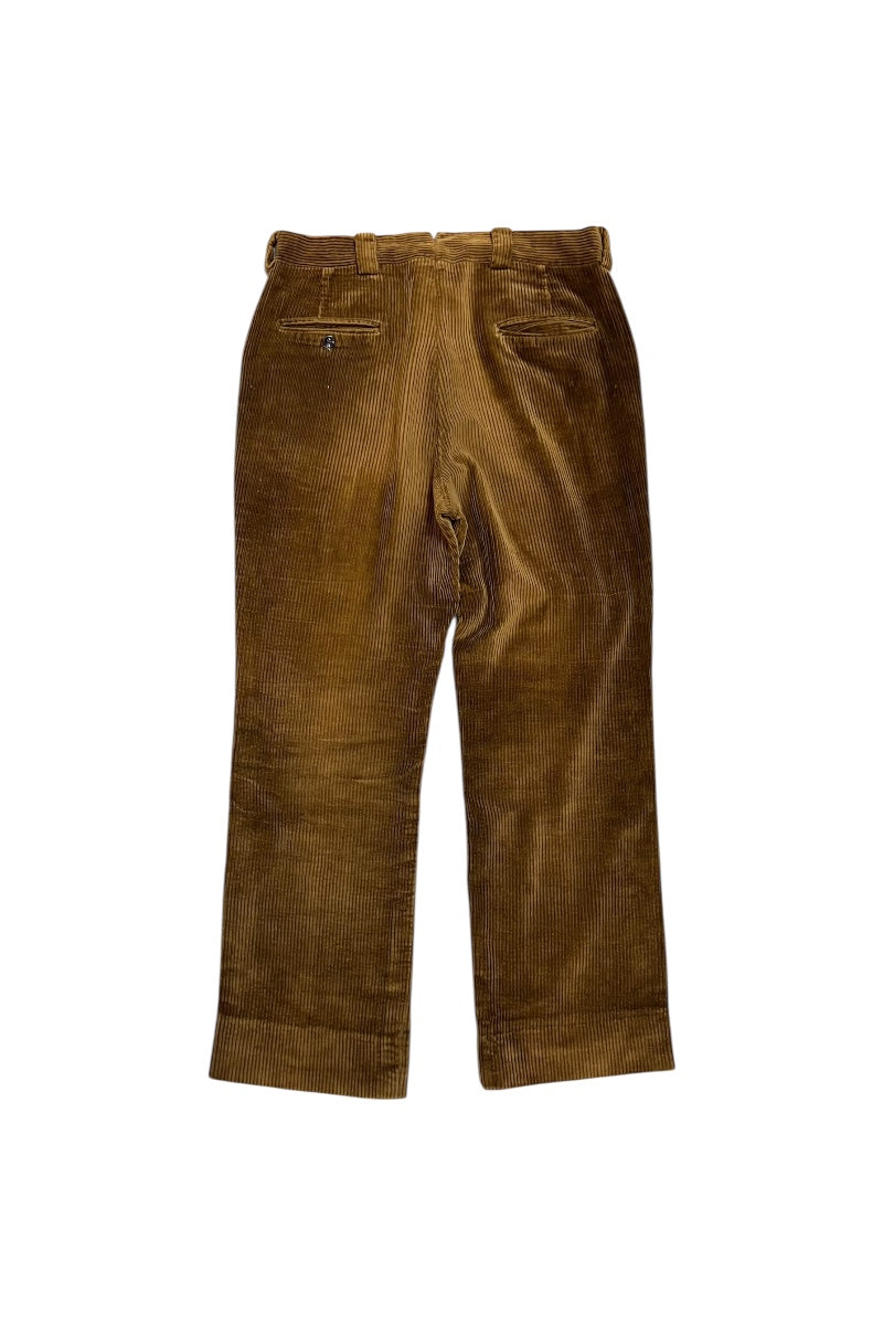 80'S CORDUROY PANTS / BROWN [SIZE: 30 USED]