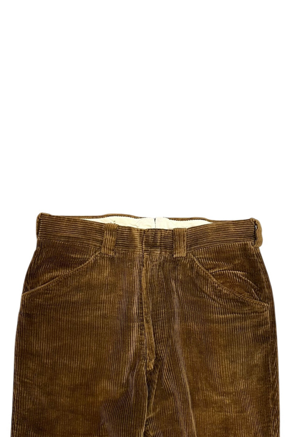 80'S CORDUROY PANTS / BROWN [SIZE: 30 USED]