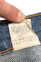 画像をギャラリービューアに読み込む, MADE IN USA 96'S 517 DENIM PANTS ORANGE TAB / INDIGO [SIZE: 33 USED]
