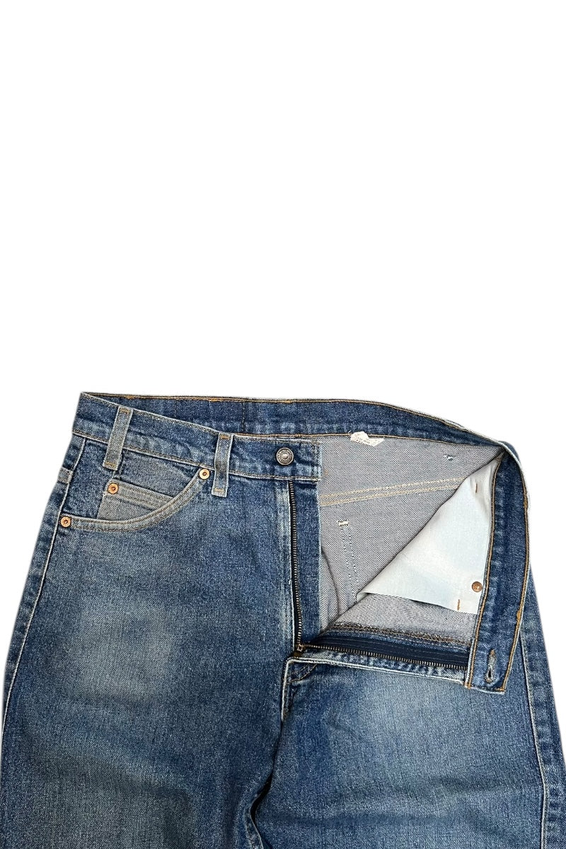 MADE IN USA 96'S 517 DENIM PANTS ORANGE TAB / INDIGO [SIZE: 33 USED]