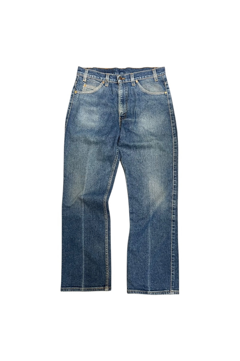 MADE IN USA 96'S 517 DENIM PANTS ORANGE TAB / INDIGO [SIZE: 33 USED]