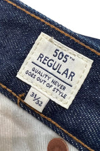 画像をギャラリービューアに読み込む, 23'S BLUE TAB 505 BIG E DENIM PANTS 復刻 / INDIGO [SIZE: 31 USED]
