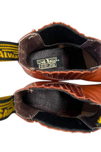 画像をギャラリービューアに読み込む, 90'S LEATHER SIDE GOA BOOTS / BROWN [SIZE: US9.5 (27.5cm相当) USED]
