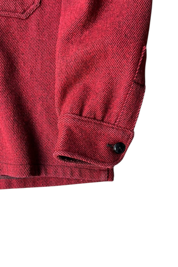 MADE IN USA 70-80s WOOL JACKET / RED [SIZE: XL USED]