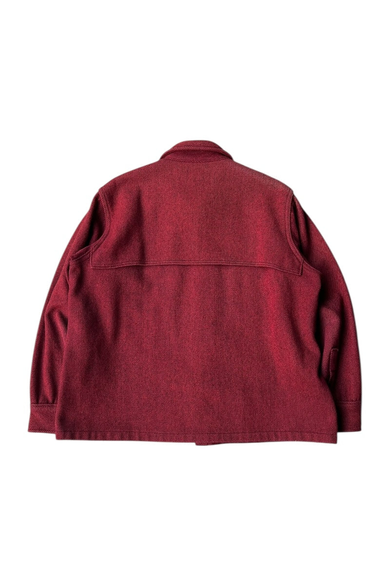 MADE IN USA 70-80s WOOL JACKET / RED [SIZE: XL USED]