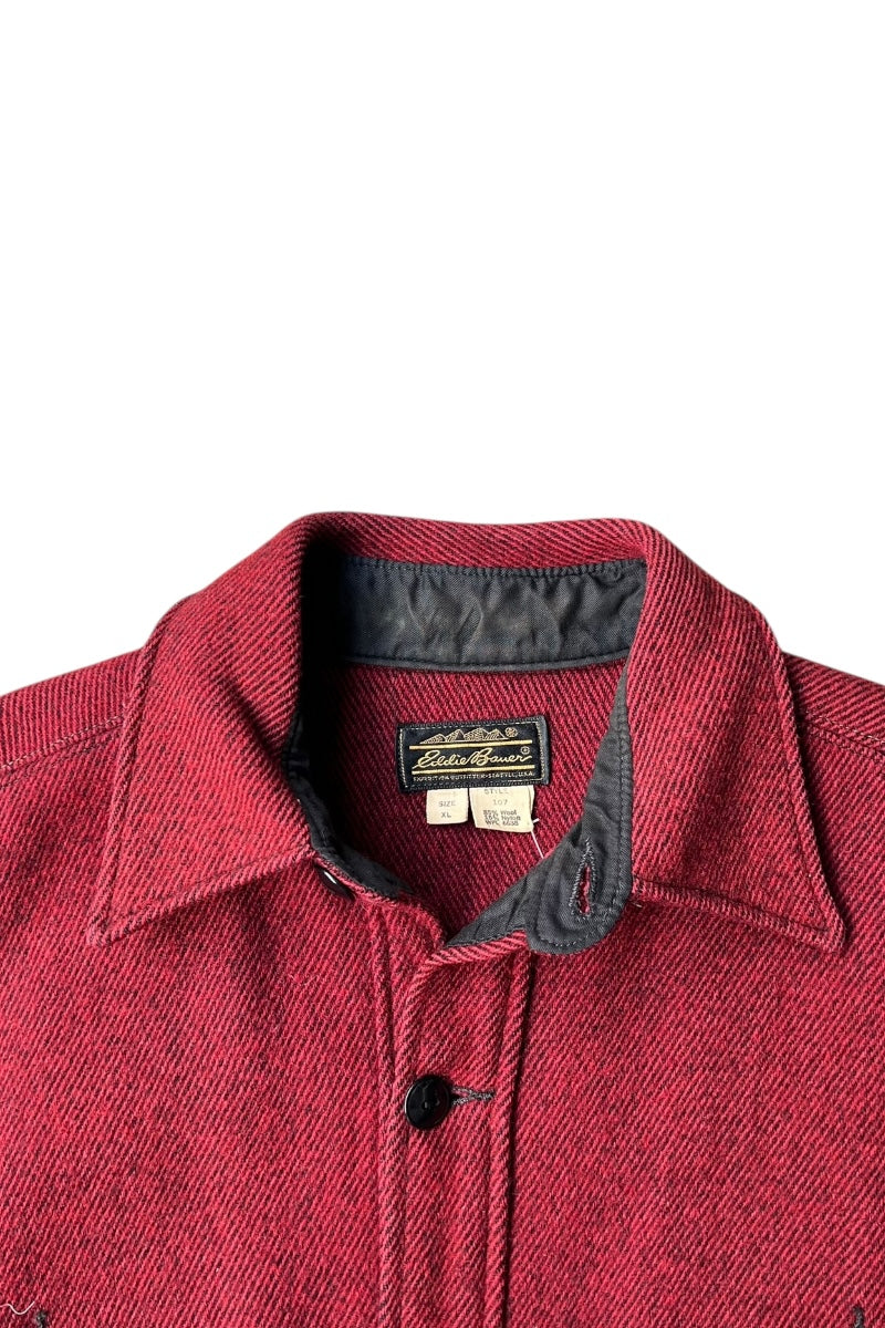 MADE IN USA 70-80s WOOL JACKET / RED [SIZE: XL USED]