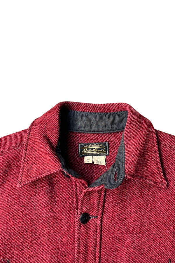 MADE IN USA 70-80s WOOL JACKET / RED [SIZE: XL USED]