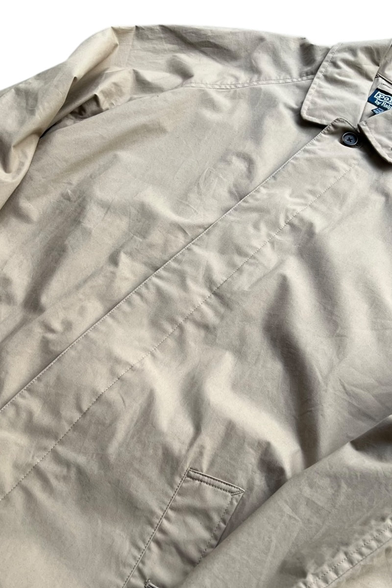 90'S SOUTIEN COLLAR COAT / BEIGE [SIZE: S USED]