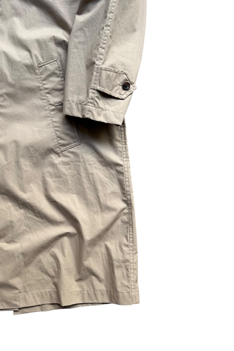 90'S SOUTIEN COLLAR COAT / BEIGE [SIZE: S USED]