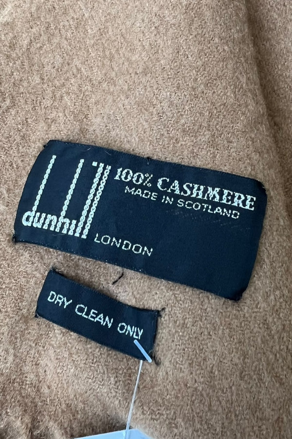 MADE IN SCOTLAND CASHMERE SCARF / CAMEL [SIZE: ONE SIZE USED]