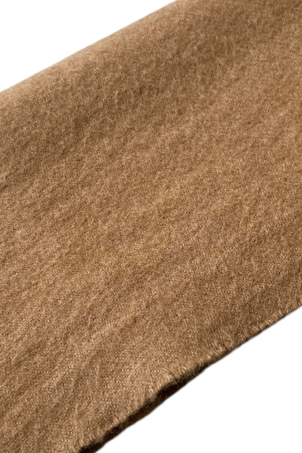 MADE IN SCOTLAND CASHMERE SCARF / CAMEL [SIZE: ONE SIZE USED]