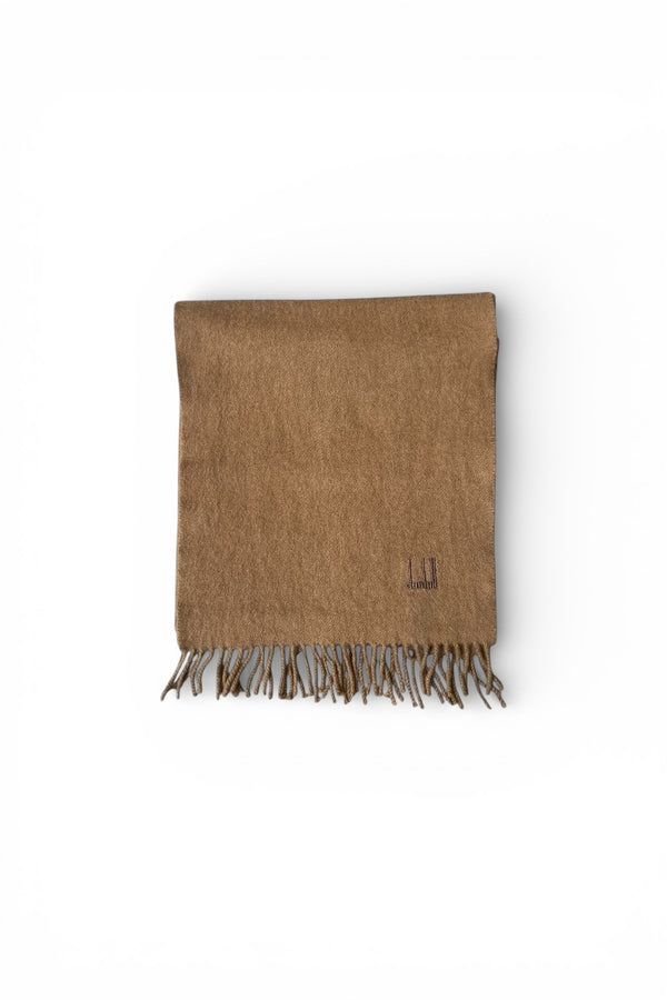 MADE IN SCOTLAND CASHMERE SCARF / CAMEL [SIZE: ONE SIZE USED]