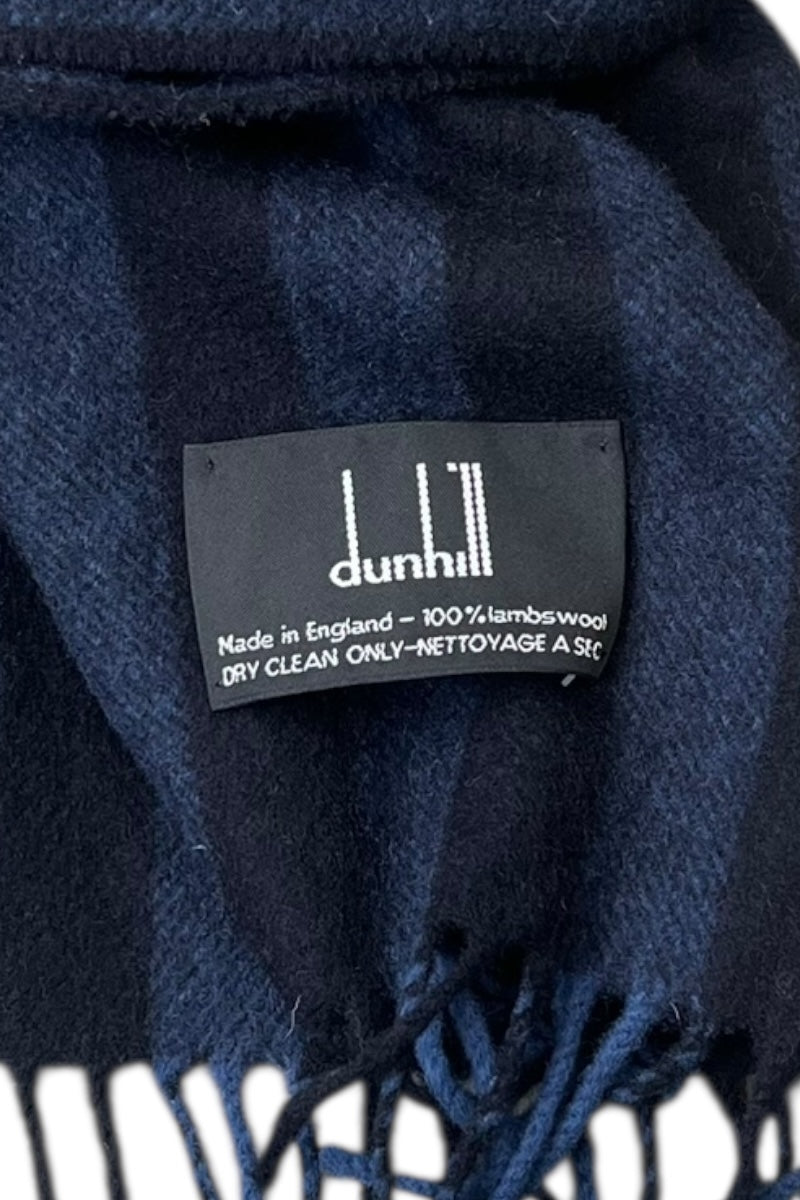 MADE IN ENGLAND LAMBS WOOL SCARF / NAVY [SIZE: ONE SIZE USED]