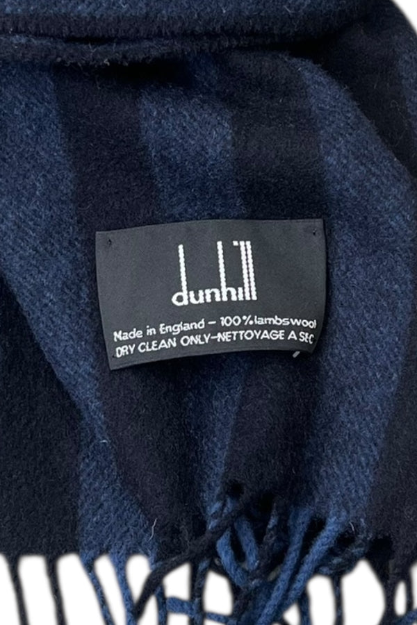 MADE IN ENGLAND LAMBS WOOL SCARF / NAVY [SIZE: ONE SIZE USED]