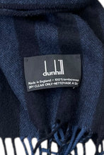画像をギャラリービューアに読み込む, MADE IN ENGLAND LAMBS WOOL SCARF / NAVY [SIZE: ONE SIZE USED]
