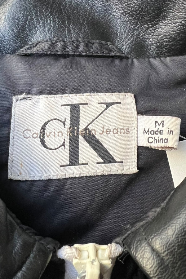 Y2K EARLY 00'S RIP STOP DOWN JACKET / BLACK [SIZE: M USED]