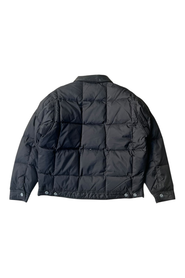 Y2K EARLY 00'S RIP STOP DOWN JACKET / BLACK [SIZE: M USED]