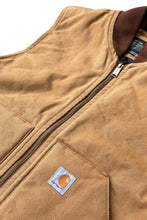 画像をギャラリービューアに読み込む, 21S MADE IN MEXICO DUCK VEST W/QUILTING LINER / BEIGE [SIZE: M USED]
