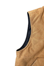 画像をギャラリービューアに読み込む, 21S MADE IN MEXICO DUCK VEST W/QUILTING LINER / BEIGE [SIZE: M USED]
