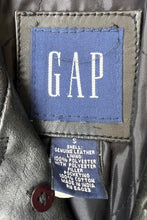 画像をギャラリービューアに読み込む, Y2K EARLY 00'S LEATHER CAR COAT / BLACK [SIZE: L USED]
