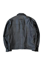 画像をギャラリービューアに読み込む, 90'S ZIP UP LEATHER JACKET / BLACK [SIZE: M USED]
