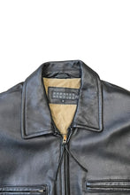 画像をギャラリービューアに読み込む, 90'S ZIP UP LEATHER JACKET / BLACK [SIZE: M USED]

