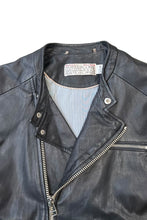 画像をギャラリービューアに読み込む, LEATHER BIKER JACKET / BLACK [SIZE: S USED]
