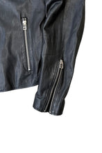 画像をギャラリービューアに読み込む, LEATHER BIKER JACKET / BLACK [SIZE: S USED]
