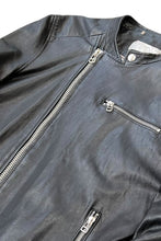 画像をギャラリービューアに読み込む, LEATHER BIKER JACKET / BLACK [SIZE: S USED]
