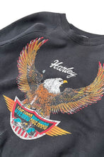 画像をギャラリービューアに読み込む, 80'S HARLEY-DAVIDSON LIVE HARD RIDE HARD SWEATSHIRT / BLACK [SIZE: S USED]
