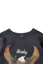 画像をギャラリービューアに読み込む, 80'S HARLEY-DAVIDSON LIVE HARD RIDE HARD SWEATSHIRT / BLACK [SIZE: S USED]
