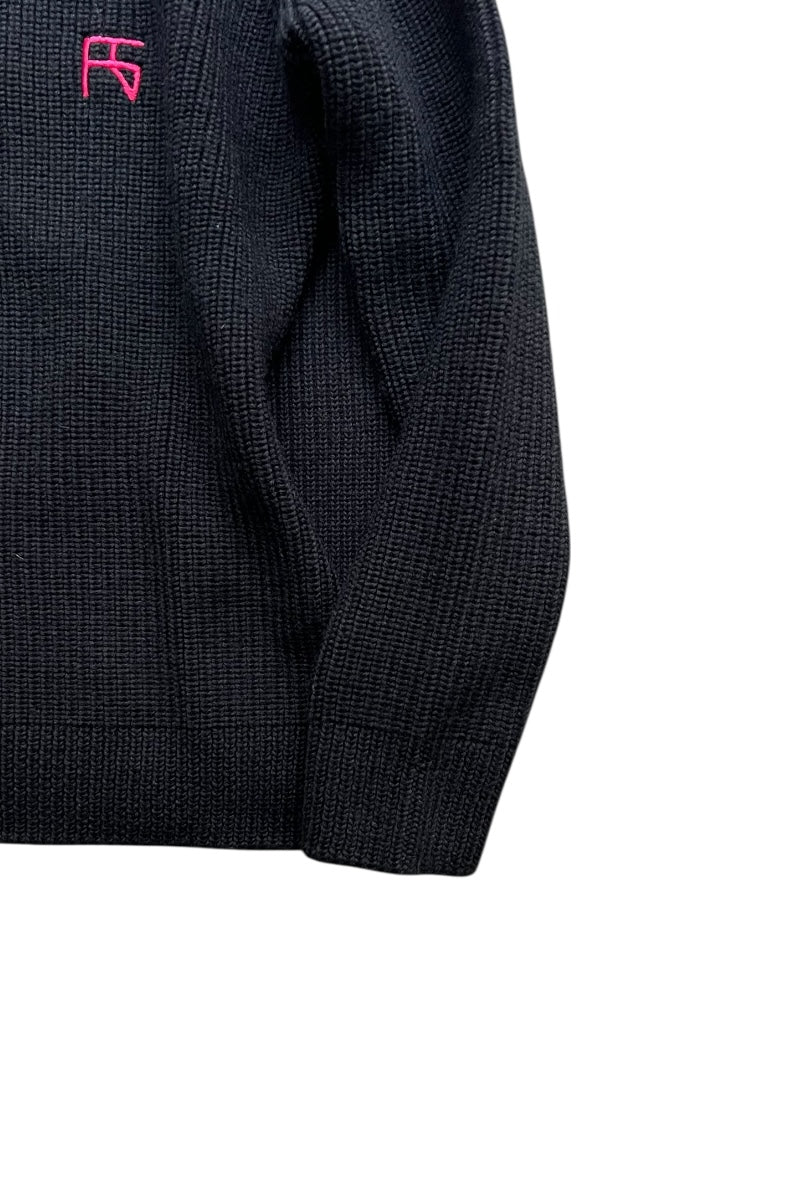 MADE IN ITALY 18AW HOODIE SWEATER / BLACK [SIZE: XS USED]