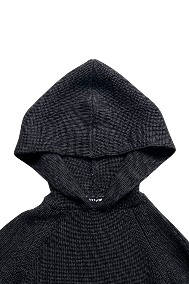 MADE IN ITALY 18AW HOODIE SWEATER / BLACK [SIZE: XS USED]