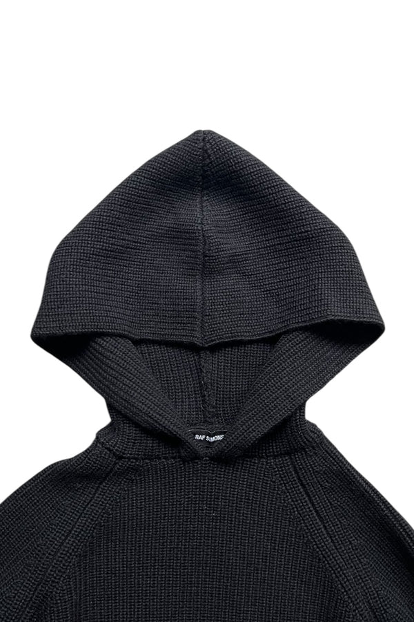 MADE IN ITALY 18AW HOODIE SWEATER / BLACK [SIZE: XS USED]
