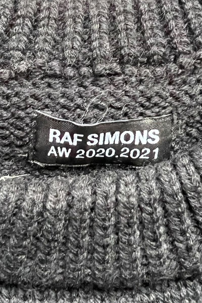 MADE IN ITALY 20-21AW SHOULDER ZIP SWEATER / BLACK [SIZE: S USED]