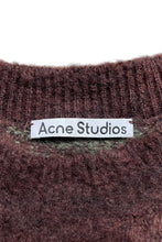 画像をギャラリービューアに読み込む, MOHAIR BORDER SWEATER / BROWN [SIZE: S USED]
