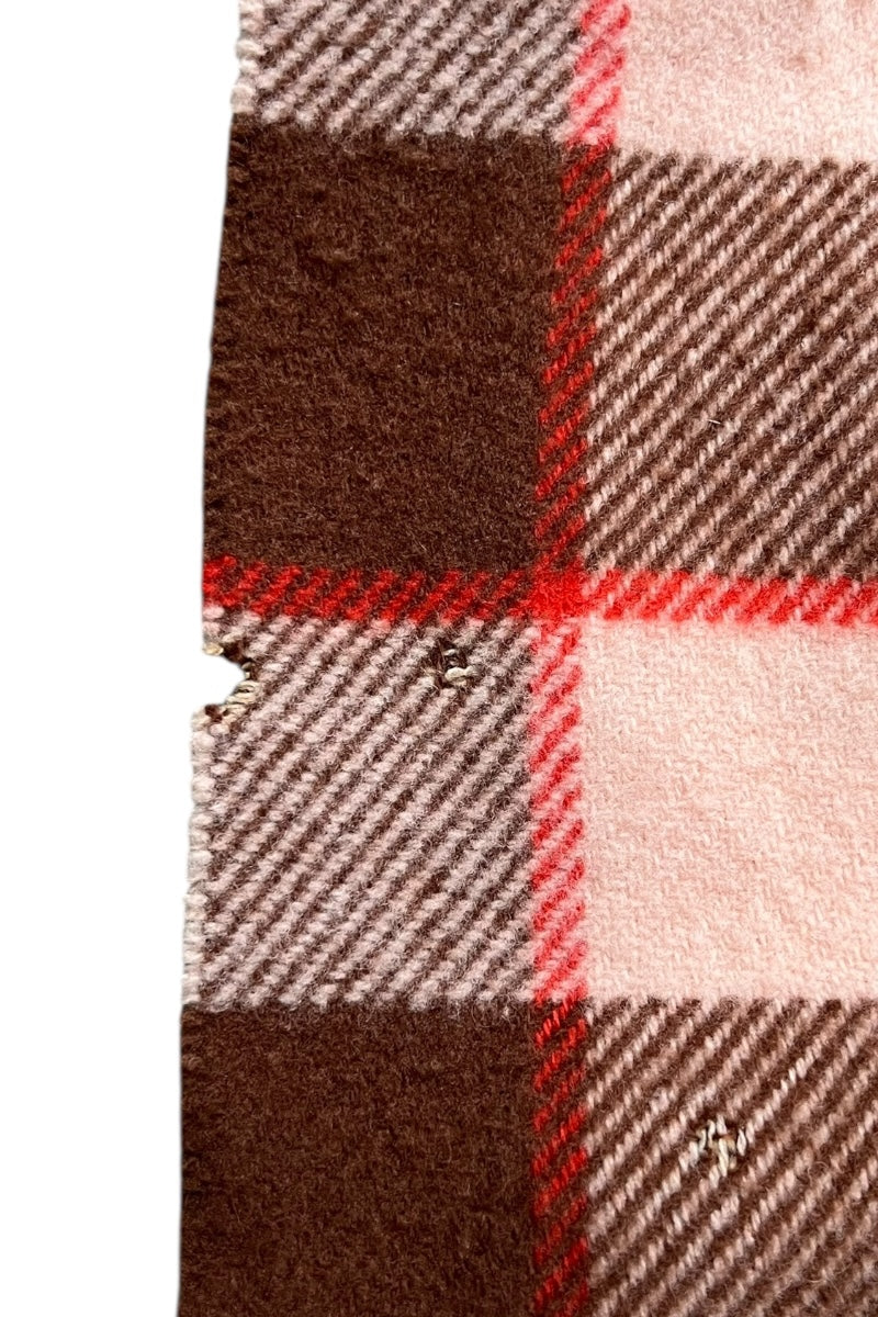 MADE IN ITALY WOOL SCARF / CHECK [SIZE: ONE SIZE USED]