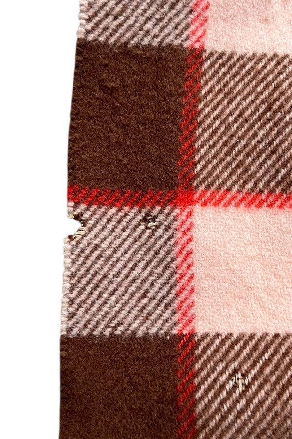 MADE IN ITALY WOOL SCARF / CHECK [SIZE: ONE SIZE USED]