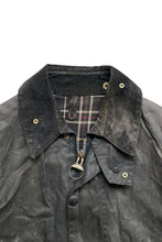 画像をギャラリービューアに読み込む, MADE IN ENGLAND 82-87'S 2 ROYAL WARRANT BEAUFORT OILED JACKET / KHAKI [SIZE: 34 USED]
