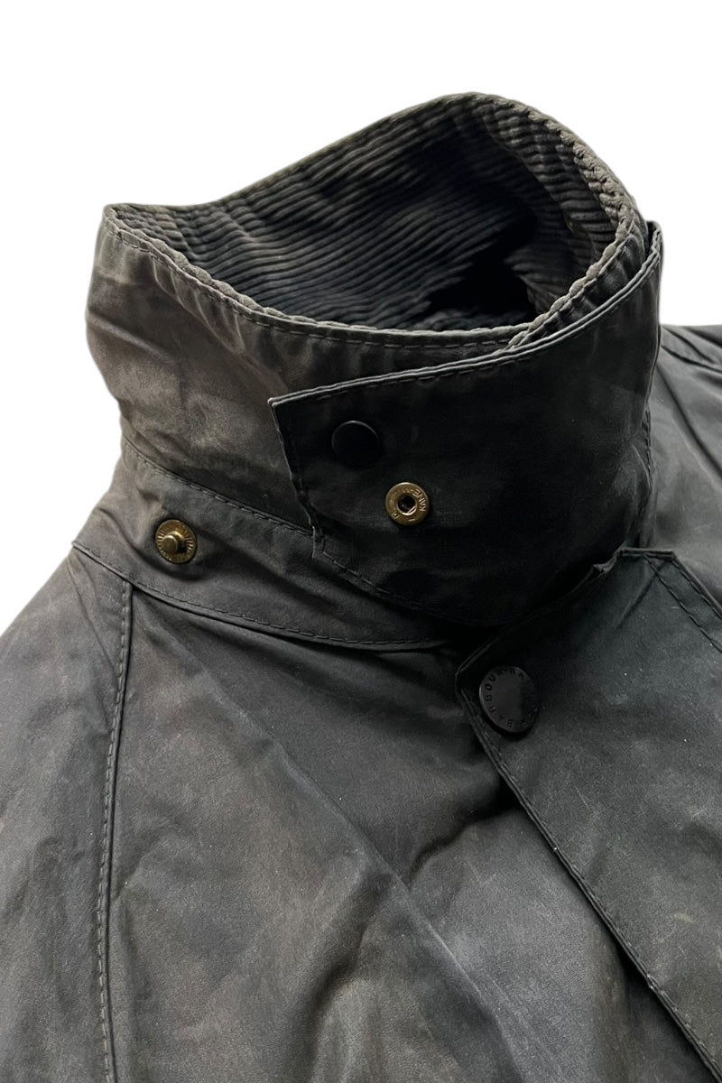 MADE IN ENGLAND 82-87'S 2 ROYAL WARRANT BEAUFORT OILED JACKET / KHAKI [SIZE: 34 USED]