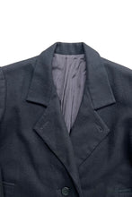 画像をギャラリービューアに読み込む, MADE IN JAPAN 80'S WOOL CHESTERFIELD COAT / BLACK [SIZE: S USED]
