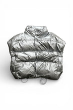 画像をギャラリービューアに読み込む, NYLON DOWN VEST / SILVER [SIZE: XXS USED]
