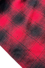画像をギャラリービューアに読み込む, MADE IN USA 70-80'S L/S WOOL OMBRE CHECK WESTAN SHIRT / RED [SIZE: M USED]
