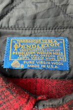 画像をギャラリービューアに読み込む, MADE IN USA 70-80'S L/S WOOL OMBRE CHECK WESTAN SHIRT / RED [SIZE: M USED]
